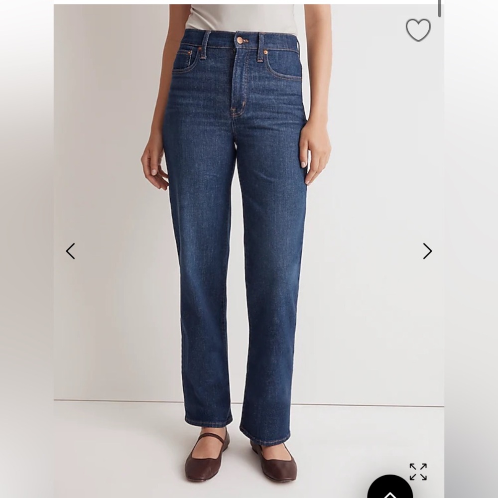 The Petite Perfect Vintage Wide-Leg Jean in Chartwood Wash